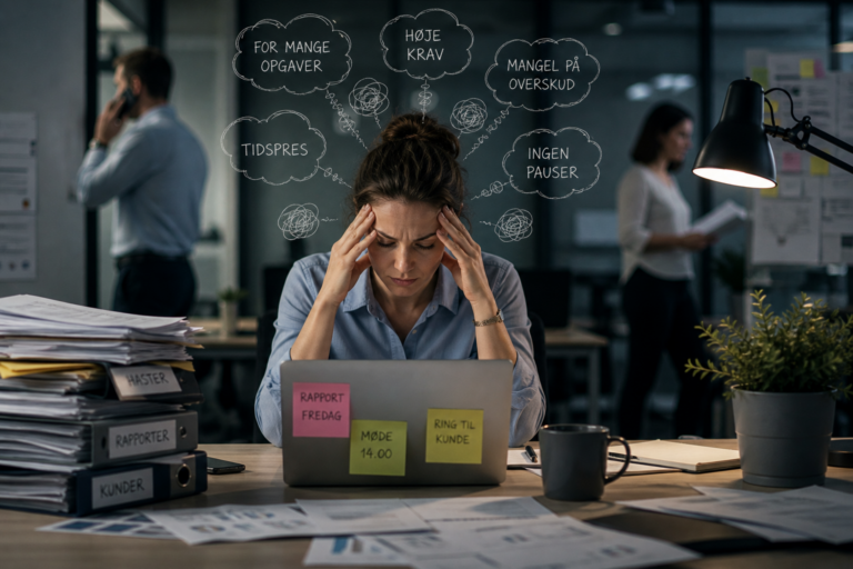 Stress paa arbejdet